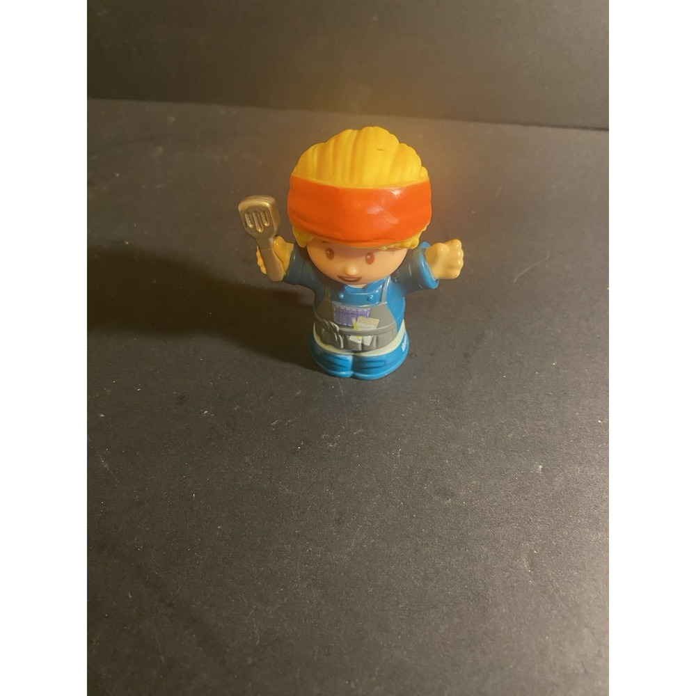 Fisher Price Little People Serve It Up Food Truck Blonde Cook Chef 2020 Figure